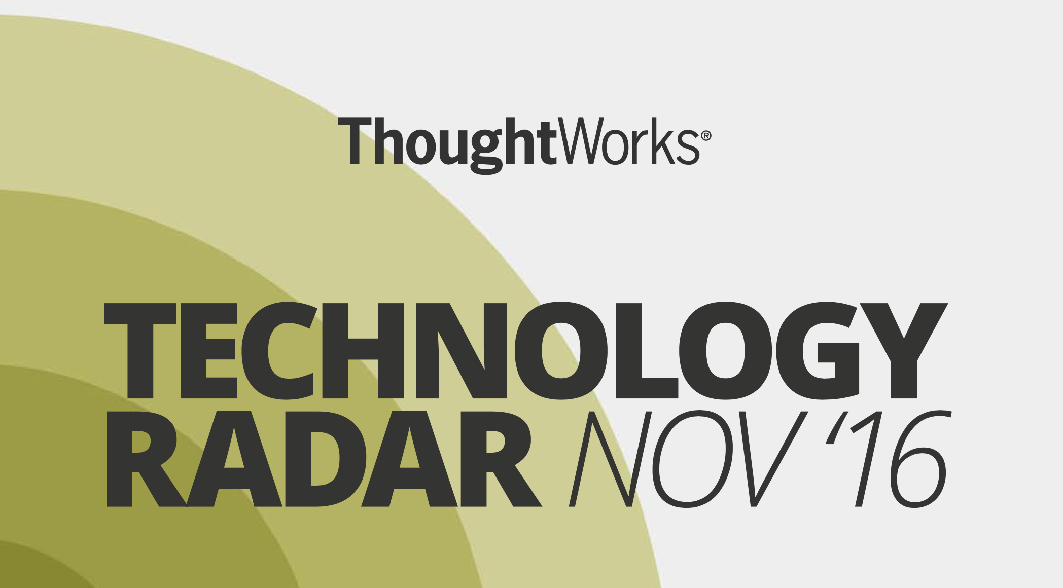 thoughtworks 发布新一期技术雷达,强调增强现实(ar)