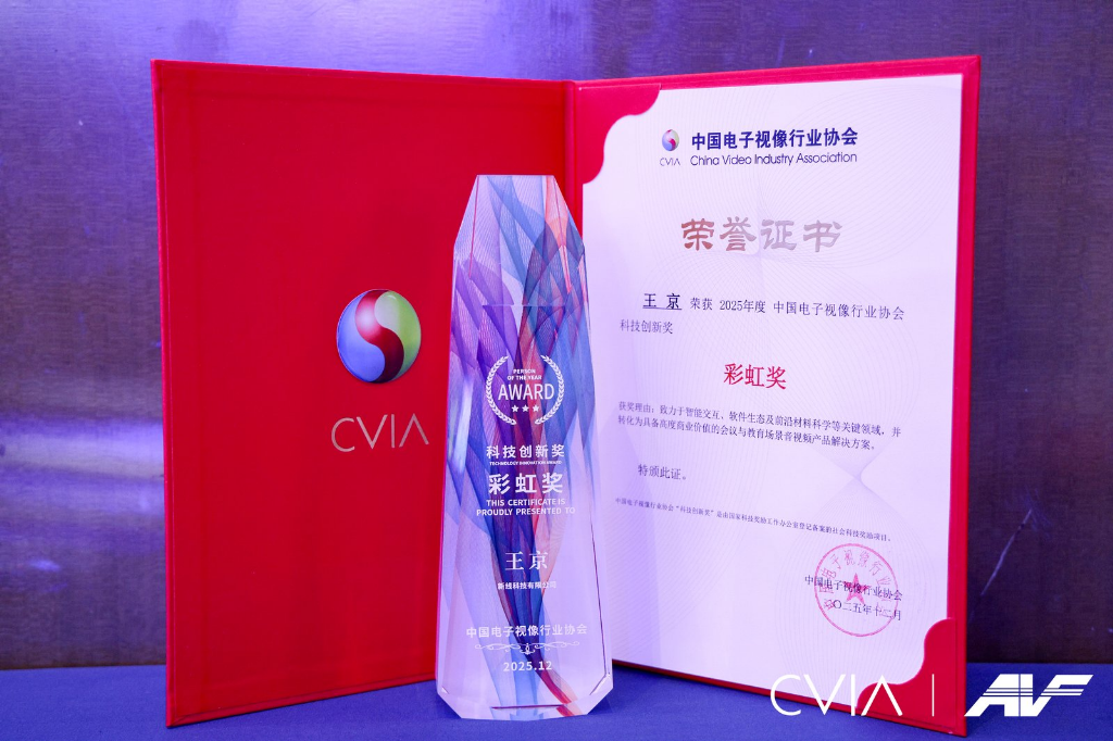 以远见赢未来 ——新线科技 CEO 王京荣膺中国音视频产业「彩虹奖」 | 极客公园