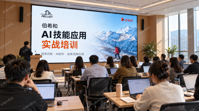 红烁 AI 为伯希和开展企业 AI 实战培训，聚焦财务对账与业务流程应用
