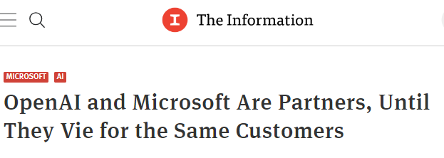 微软与 OpenAI，远没有看起来「亲密无间」